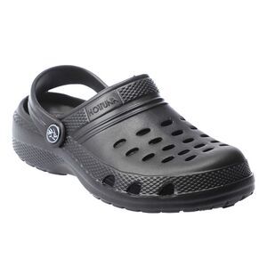 Hot Tuna Childrens/Kids Plain Clogs / Black
